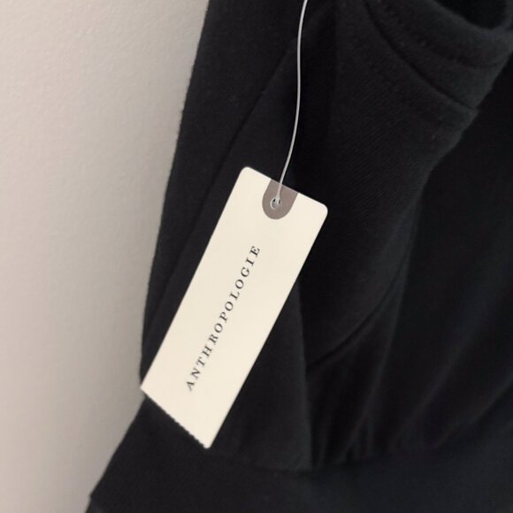 Anthropologie Daily Practice Black Direct Kick Romper Hooded Athletic NWT - Picture 6 of 8